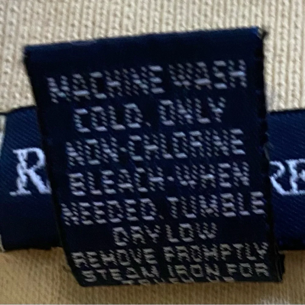 Ralph Lauren Yellow Polo with Blue Pony